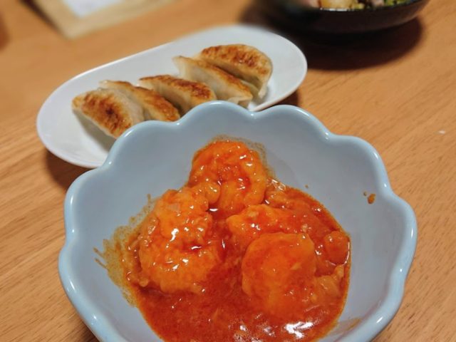 ファミマ お母さん食堂 海老チリ